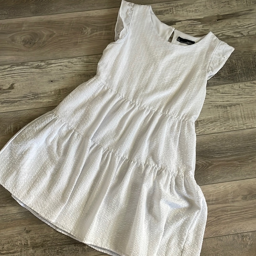 White Eyelet Dress